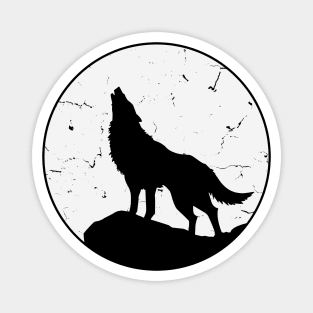 Howling Wolf to the Full Moon Magnet